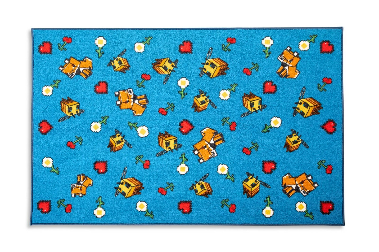 Minecraft Peaceful Printed Area Rug 60 inches x 39 Inches – sealed in plastic