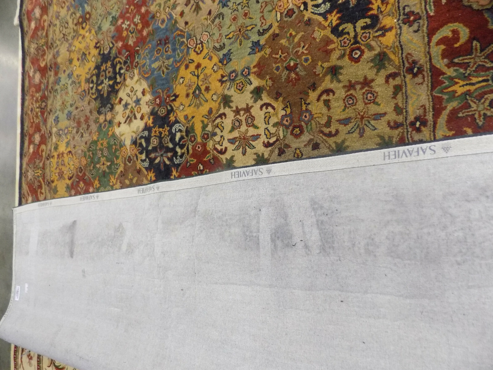 MULTI / BURGUNDY 11′ X 15′ Damaged Rug Reduced Price 1172597153 HG911A-1115