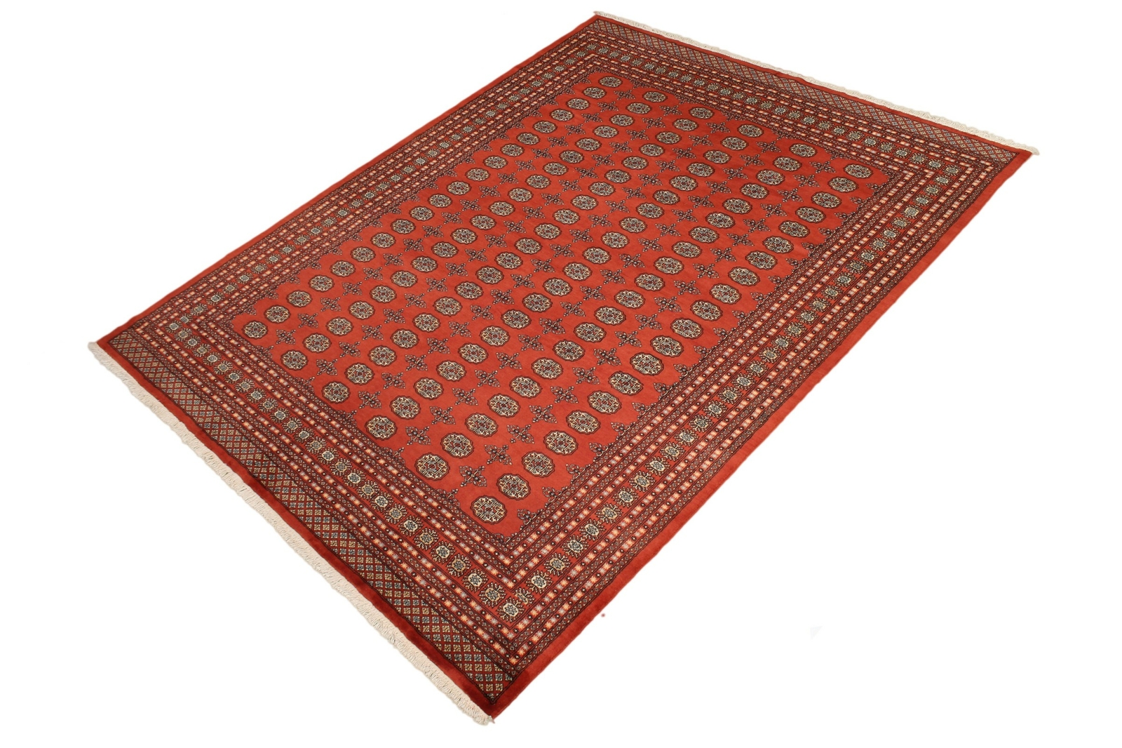 Genuine 9’3′ x 11’8′ Fine Pak Bukhara Area Rug Carpet