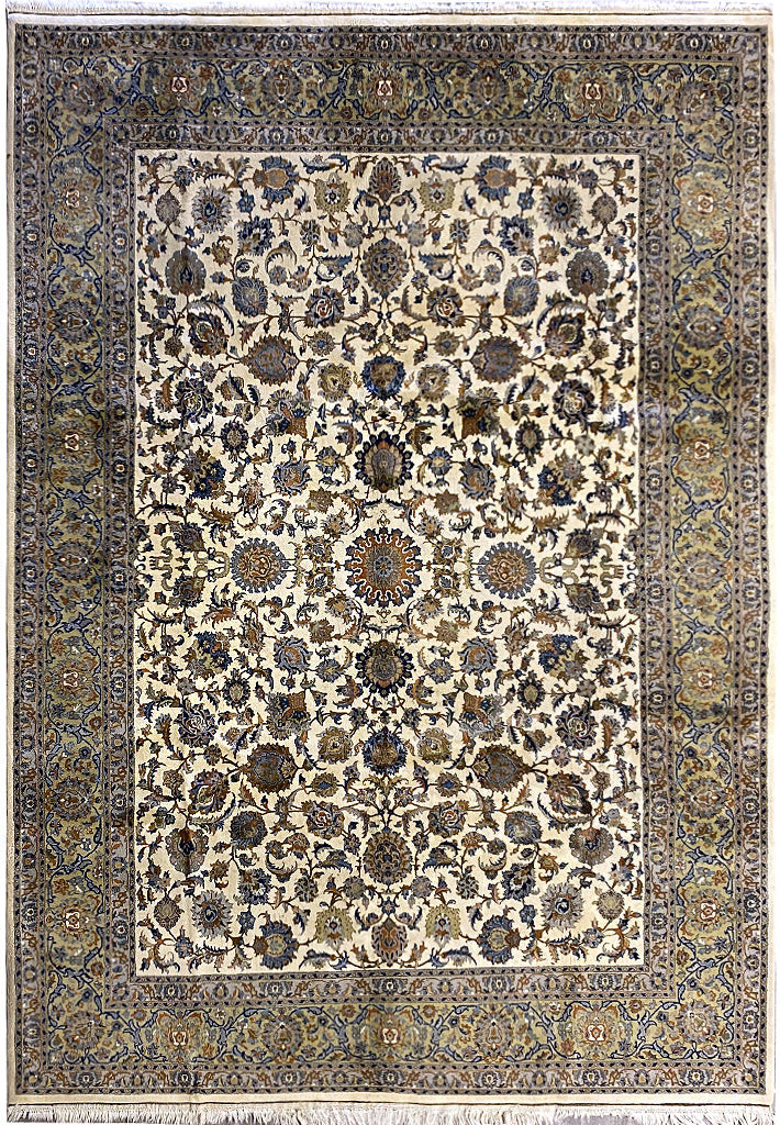 9×12′ Perrsian Kashaan Rug IVORY #F-6660