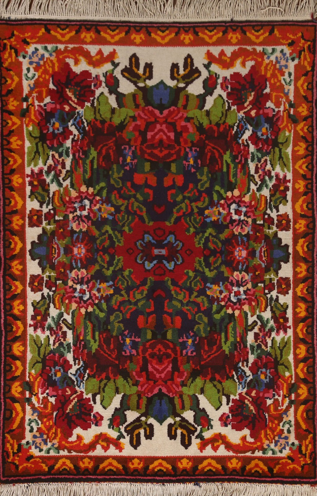 Tribal Traditional Geometric Bakhtiari Area Rug 3’x5′ Wool Hand-knotted Carpet
