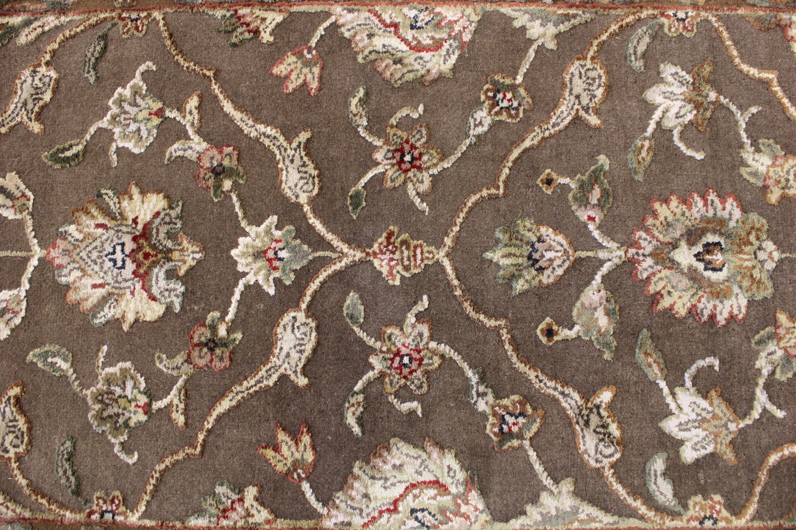 2’6″ x 12’0″ ft. Silk Flower Vegetable Dye Hand Knotted Traditional Runner