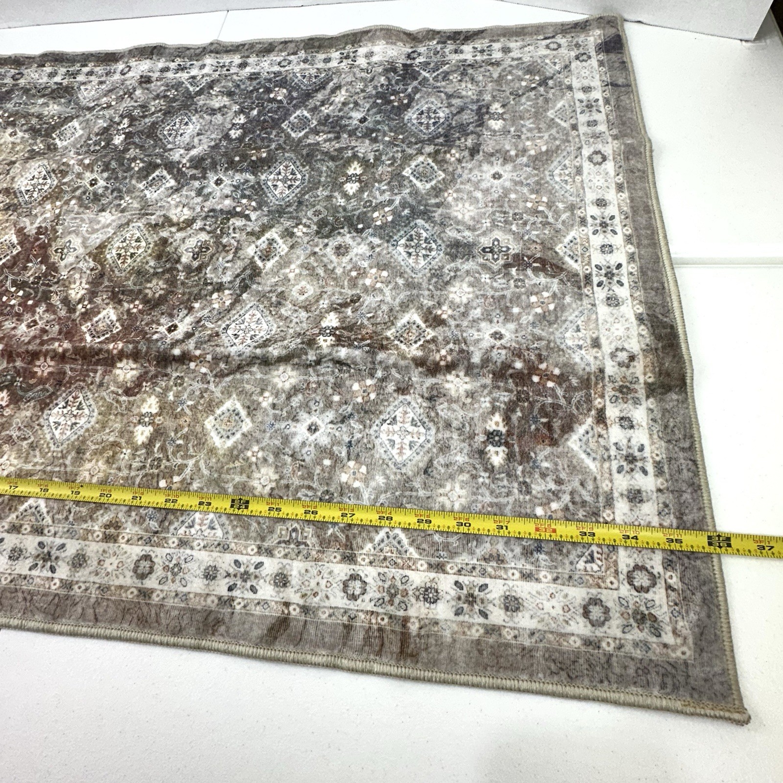 Retro Bohemian Rug 36”x24.5” Machine Washable Rug 100% Polyester New
