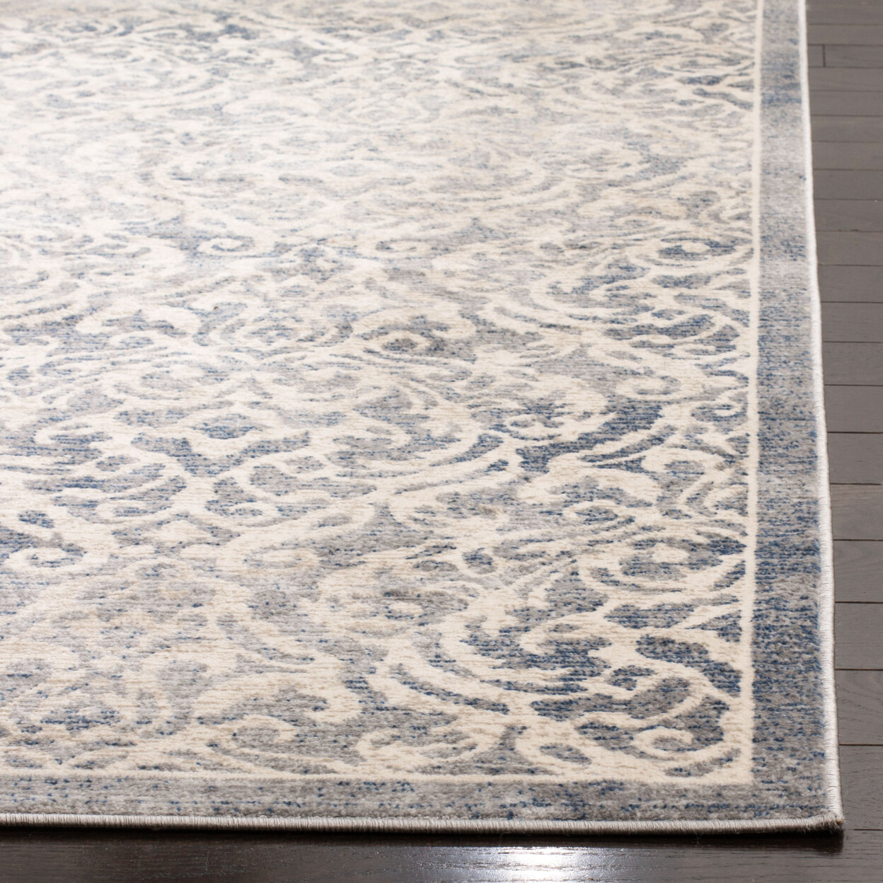 SAFAVIEH Brentwood BNT810G Light Grey / Blue Rug
