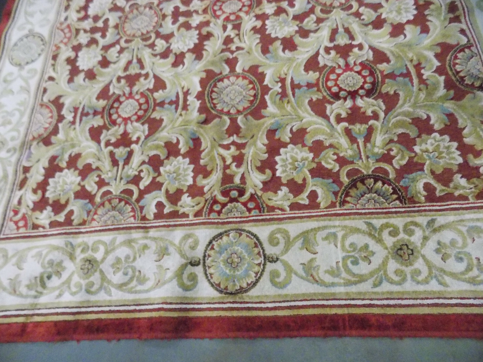Red Ivory 5′ 3″ x 7′ 6″ Stained Rug for Reduced Price 1172557525 PAR08-202-5
