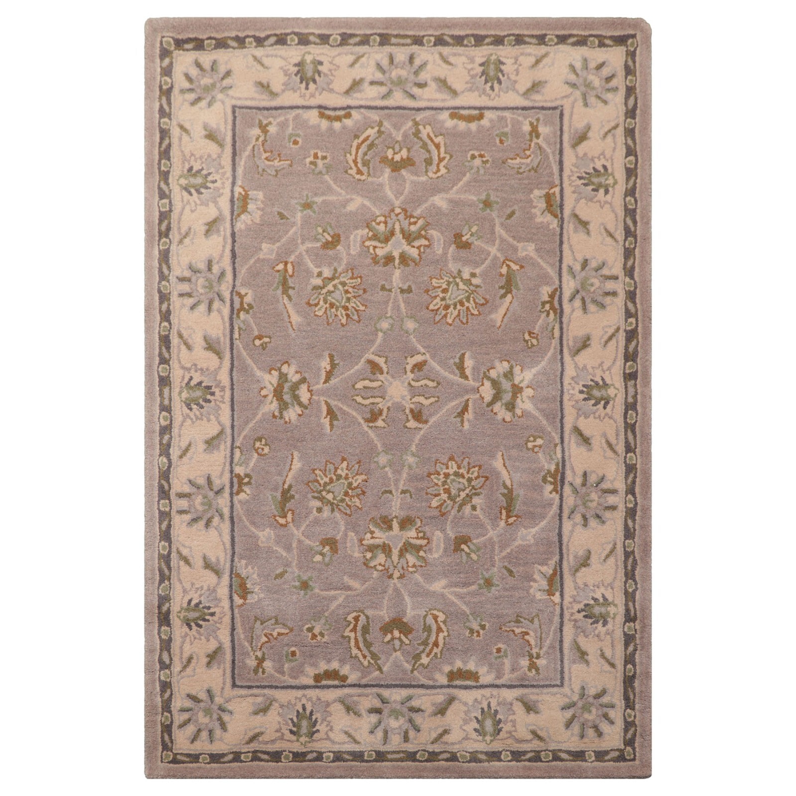 LoomBloom Multi Sizes Aubergine Hand Tufted Traditional Abstract Wool Area Rug