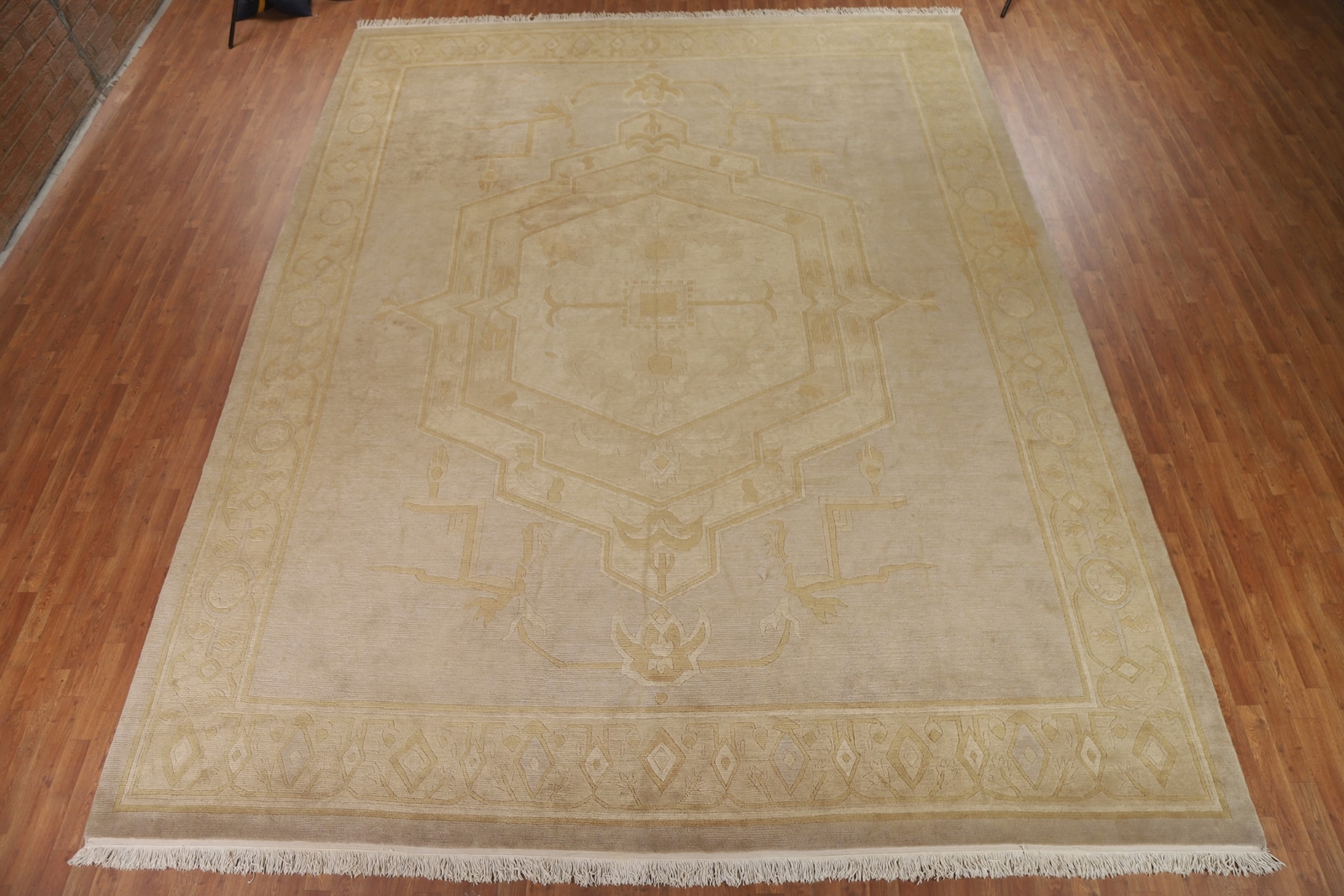 Vegetable Dye Nepalese Large Rug 12×15 Handmade Wool Oriental Carpet