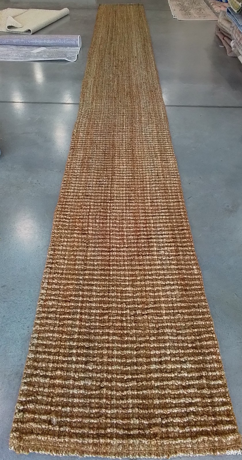 NATURAL / GREY 2′-6″ x 22′-0″ Flaw in Rug, Reduced Price 1172784922 NF447M-222
