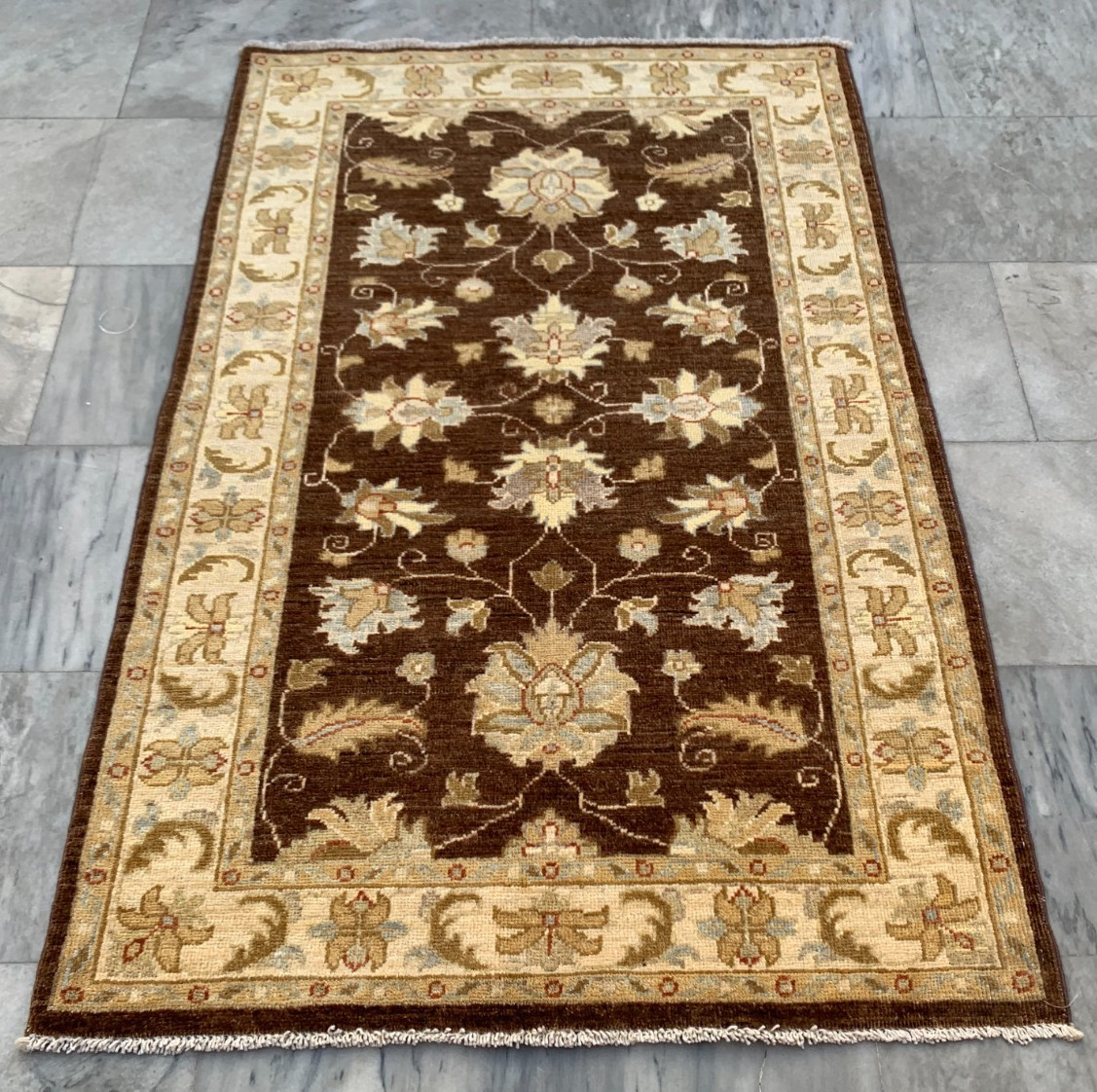 3×5 ft Afghan Kazak Rug Handmade Rugs Traditional Rug Oriental Medallion Rug