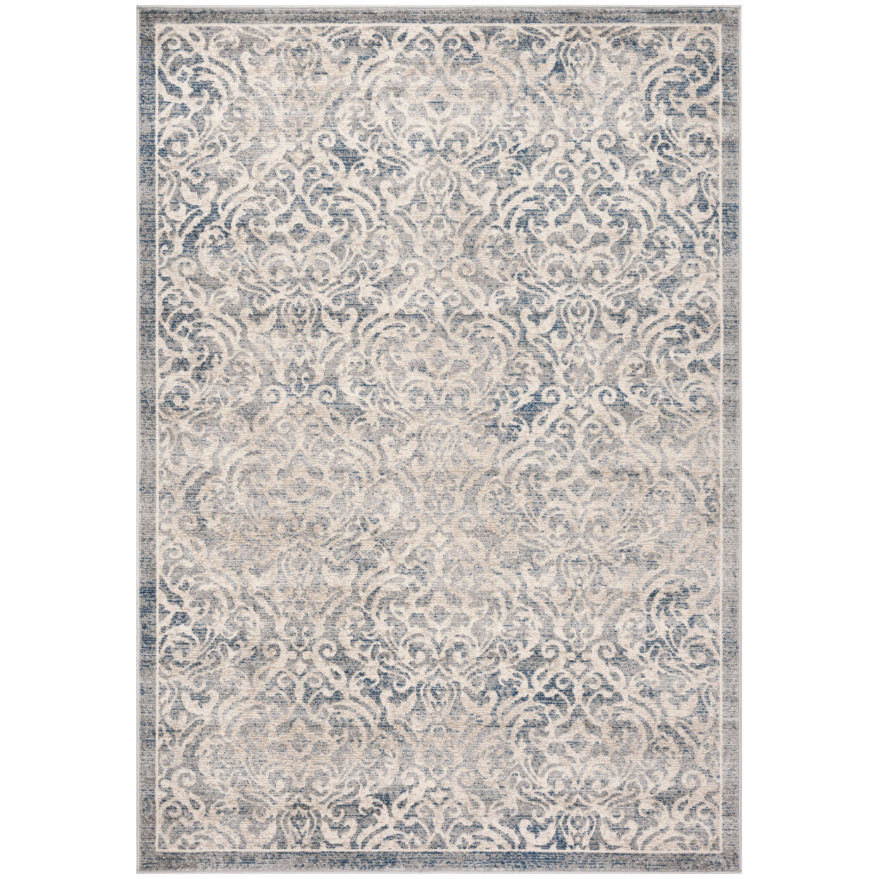 SAFAVIEH Brentwood BNT810G Light Grey / Blue Rug