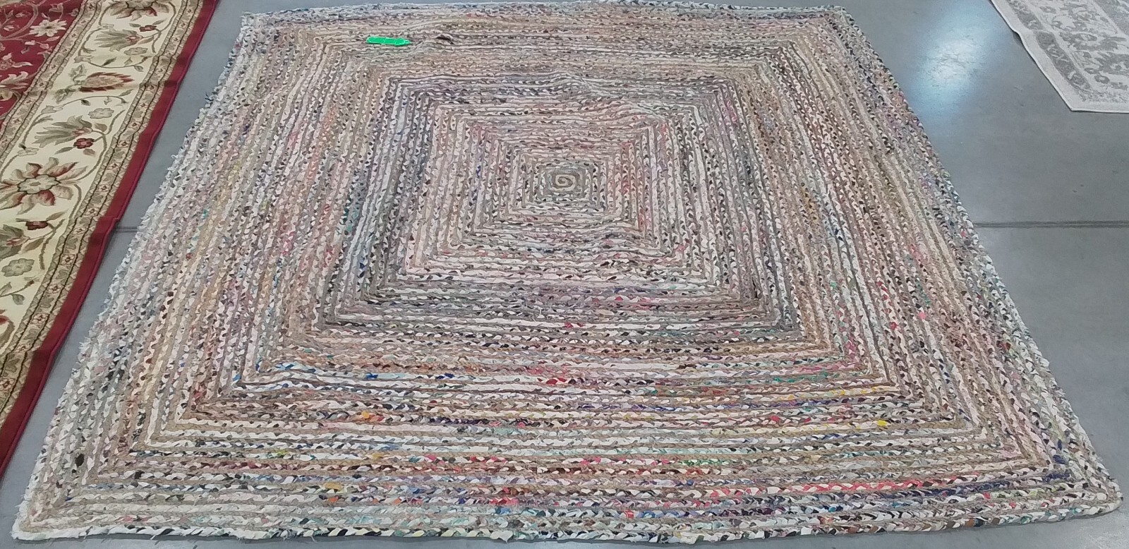BEIGE MULTI 8′-0″ x 10′-0″ Broken Thread Rug, Reduced Price 1172773930 CAP202B-8