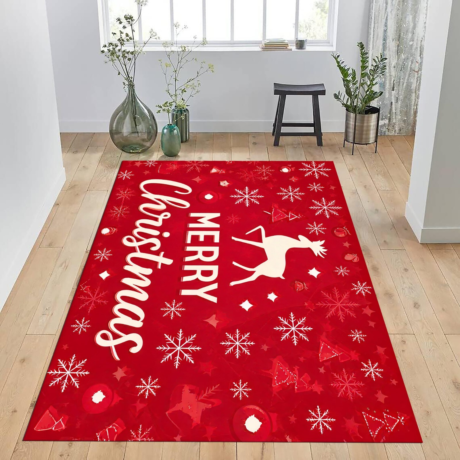Christmas Tree Rug, Merry Christmas Rug, 2025 Year Rug, Christmas Gifts Rug