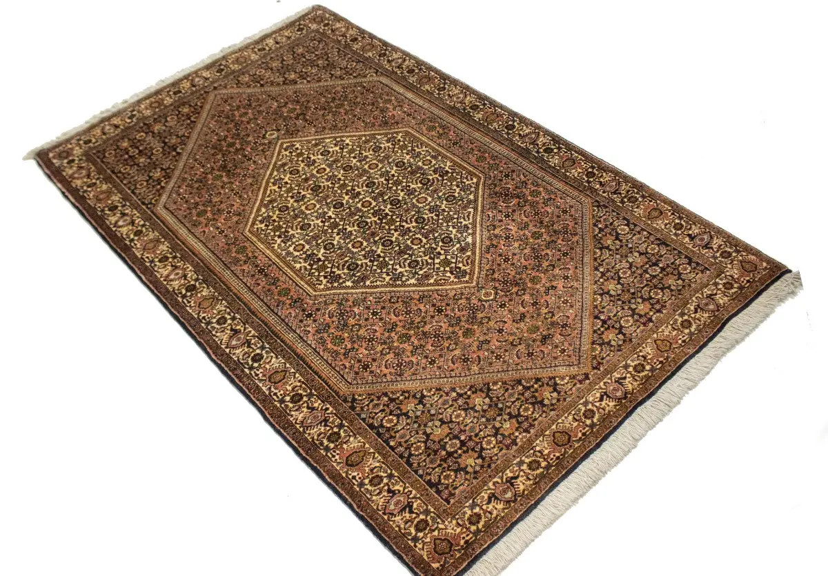 Handmade 4×6 Vintage Oriental Rug Rusty Peach Floral Design Home Decor Carpet