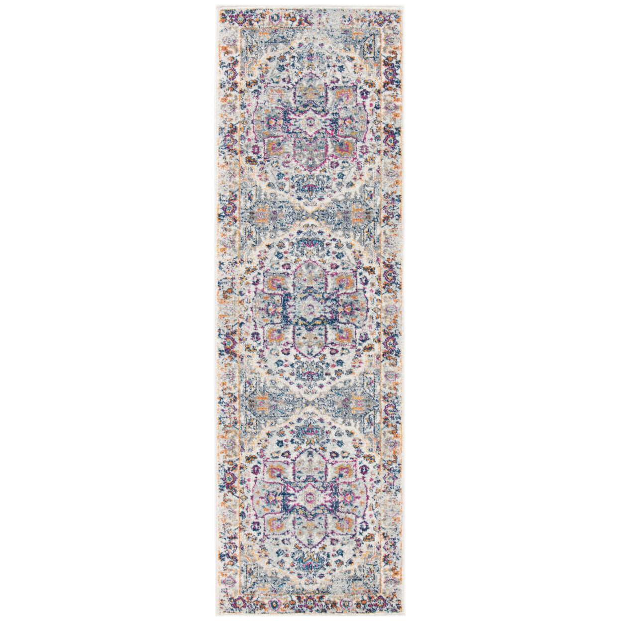 SAFAVIEH Evoke Collection EVK275A Ivory / Grey Rug