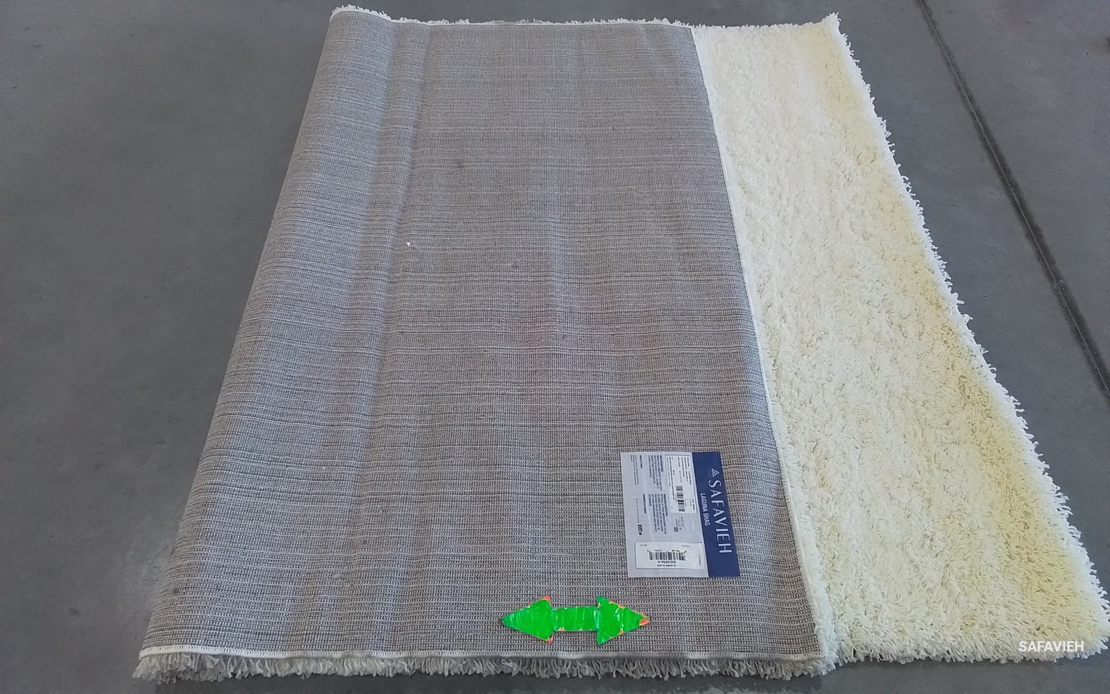 IVORY 5′-3″ x 7′-6″ Stained Rug, Reduced Price 1172779419 SGL303A-5