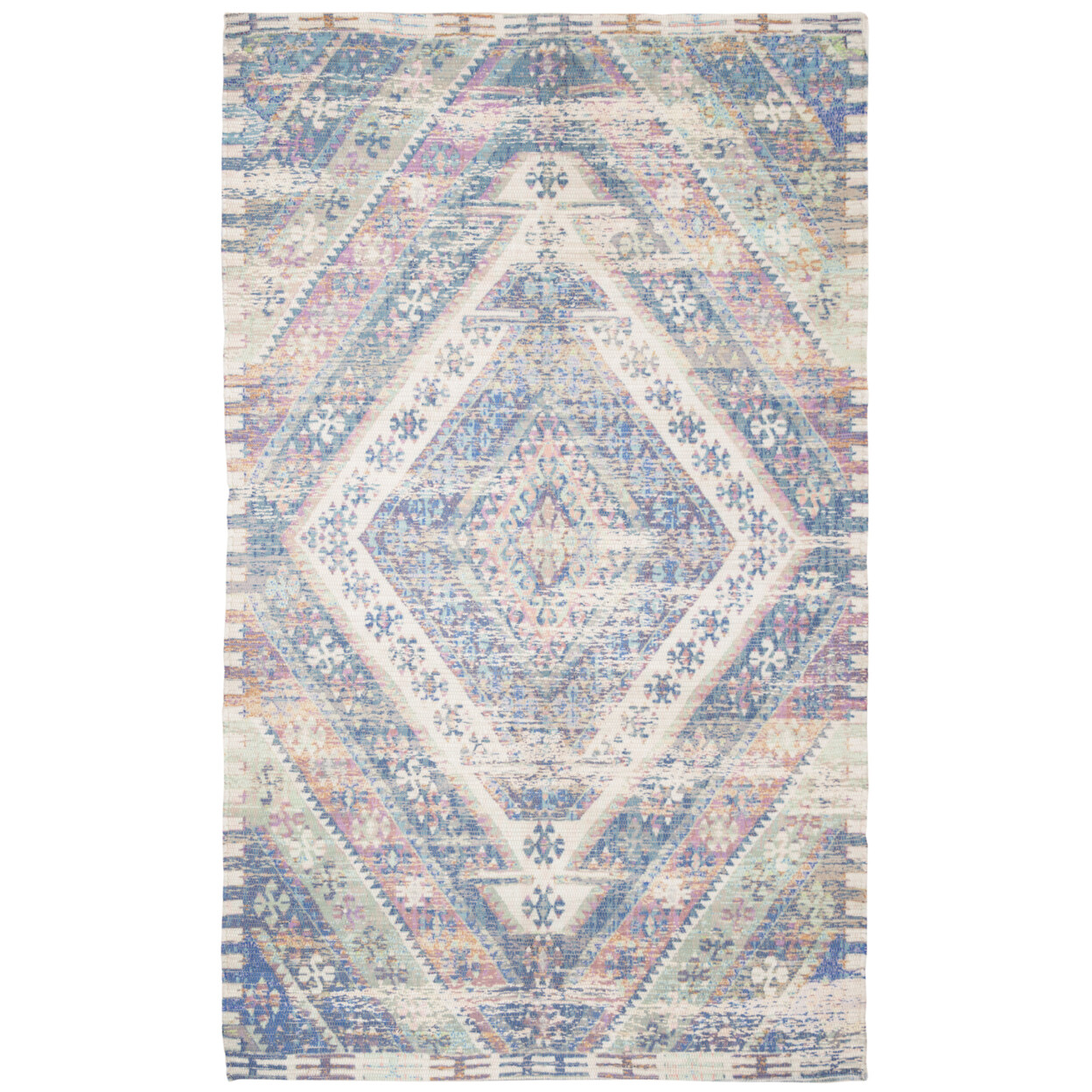 SAFAVIEH Saffron SFN558A Royal Blue / Fuchsia Rug
