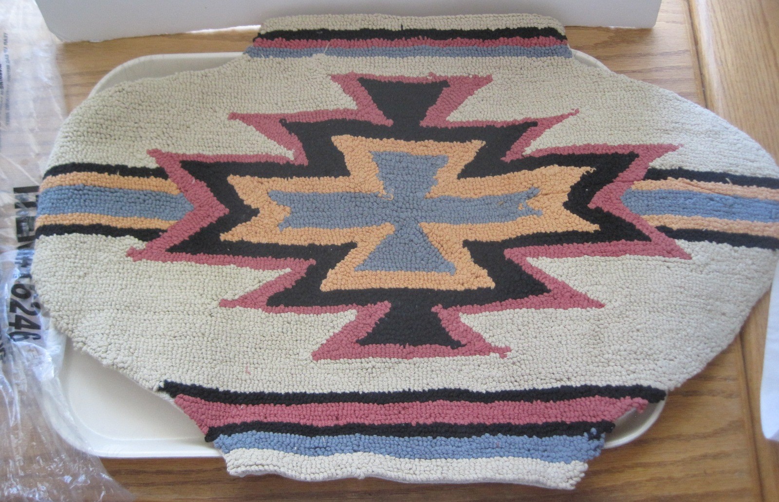 Southwest Clay Pot Shaped Area Rug Bathroom Kitchen Mat Nice Design 28×17