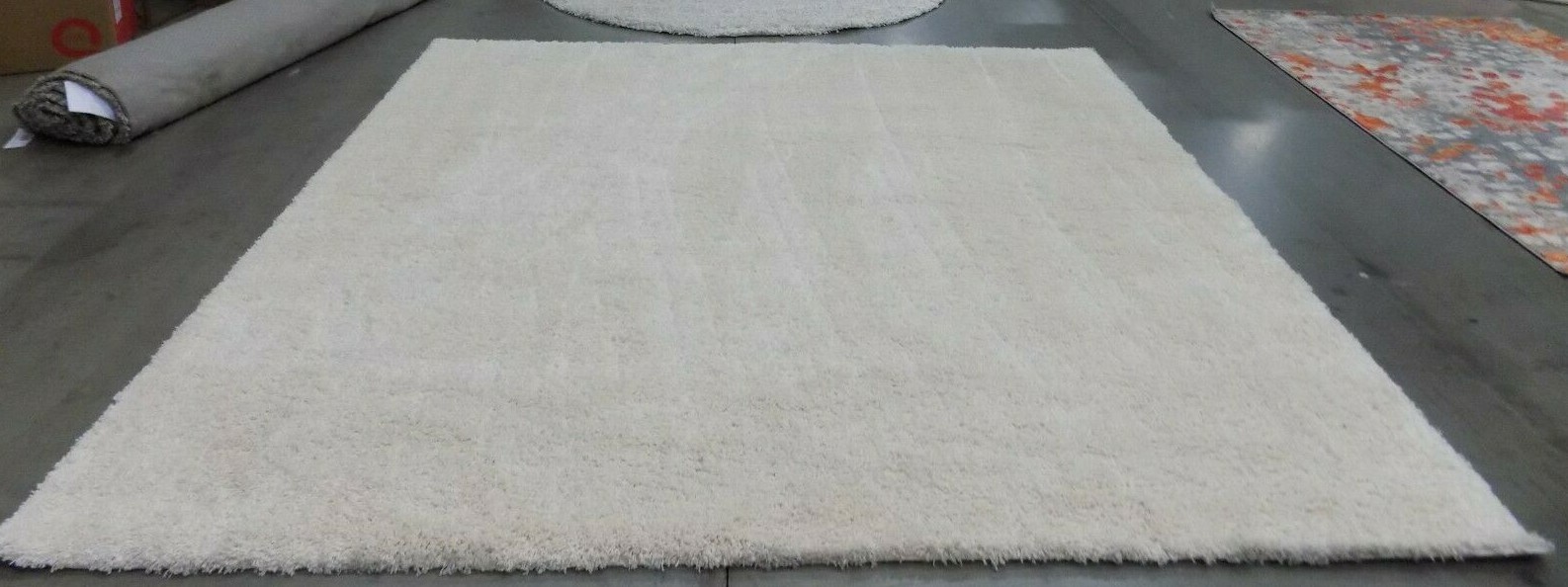 IVORY 8′-6″ X 8′-6″ Square Stained Rug Reduced Price 1172588950 SG151-1212-9SQ
