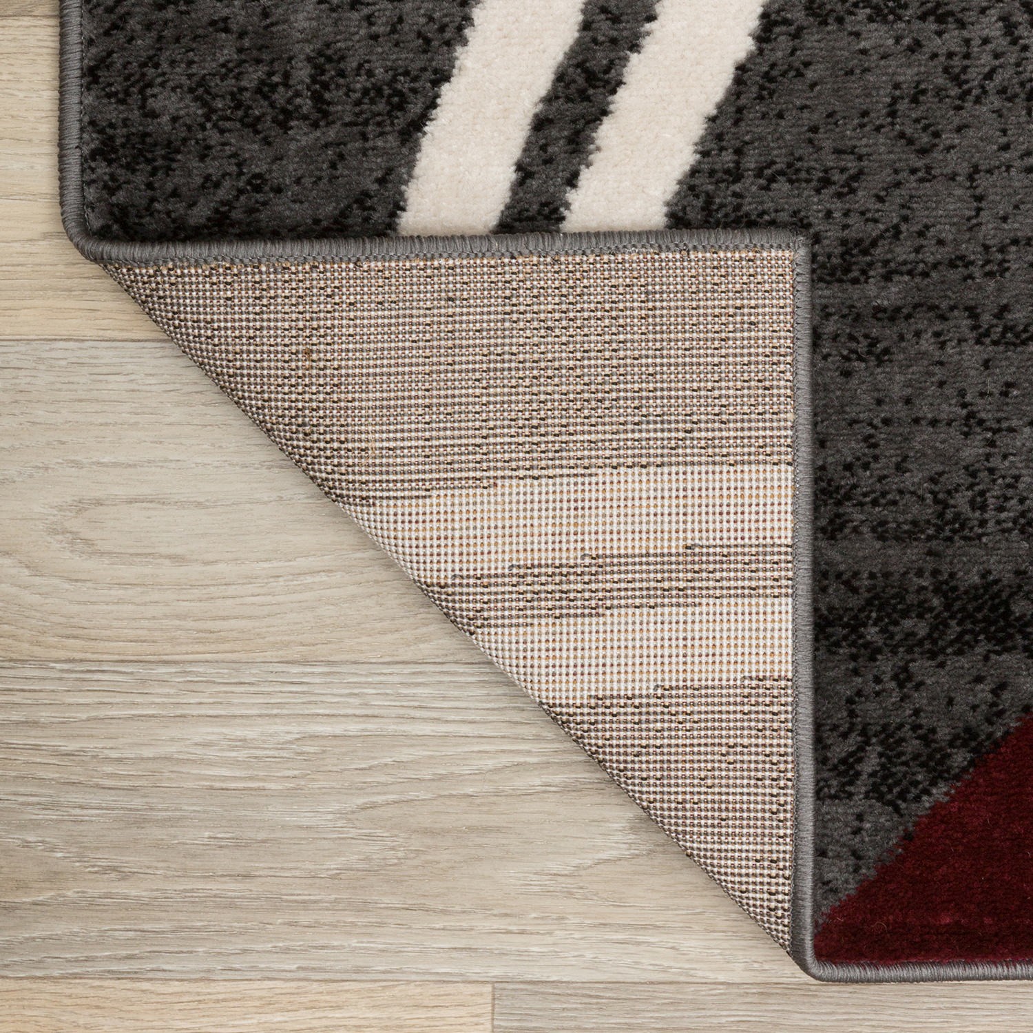 Rugshop Area Rugs for Living Room 8×10 Modern Abstract Circles Design Jute Rugs