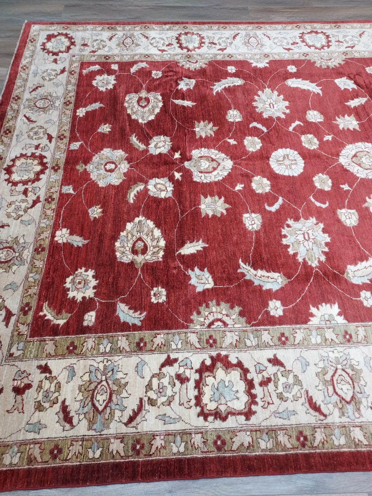 Bohemian Oushak Rug, Oushak Turkish Rug, Hand Made Contemporary Rug 8×9.5 Ft