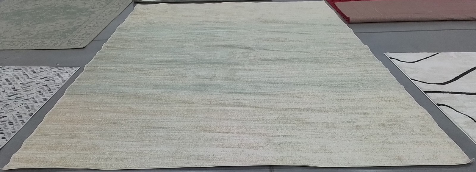 GREEN / IVORY 10′-0″ x 14′-0″ Back Stain Rug Reduced Price 1172794405 ADR142Y-10