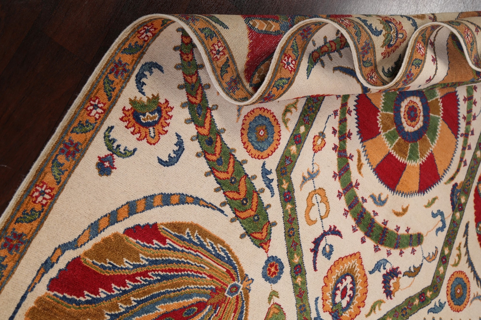 Vibrant Kazak Pakistani Rug Handmade Tradition Geometric Patterns Wool 6×9 ft