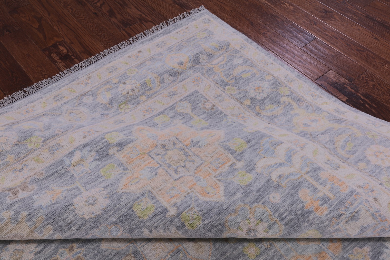Grey Heriz Serapi Hand-Knotted Wool Rug 9′ 10″ X 13′ 9″ – Q22269