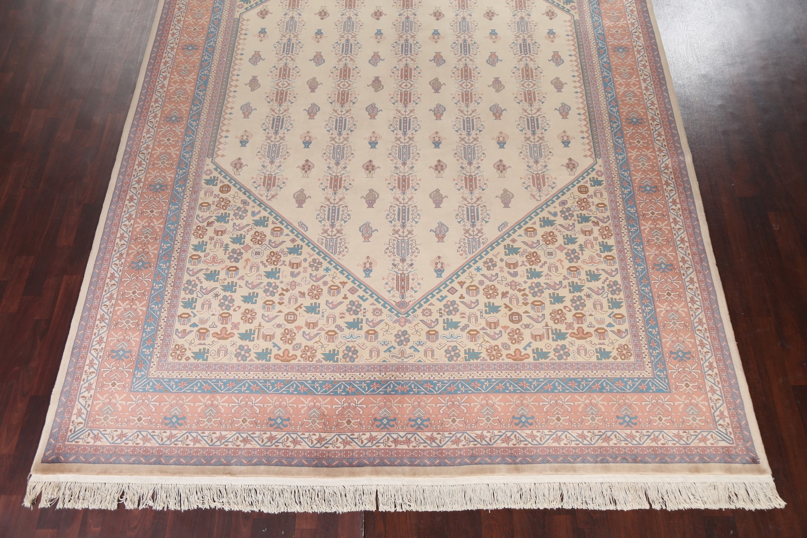 Large Vegetable Dye Art Deco Oriental Rug 10×14 for Living Room Chinese Rug