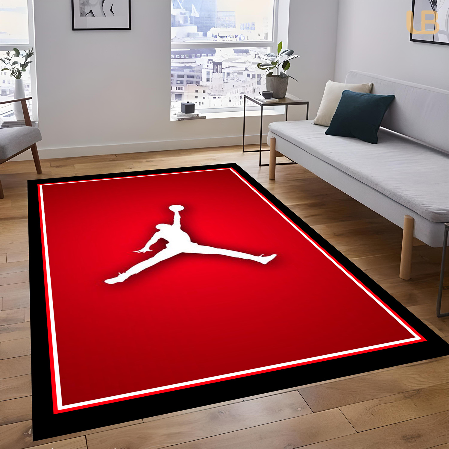 Astra Flight Streetwear Sneaker Carpet – Modern Jump Gaming Room Decor