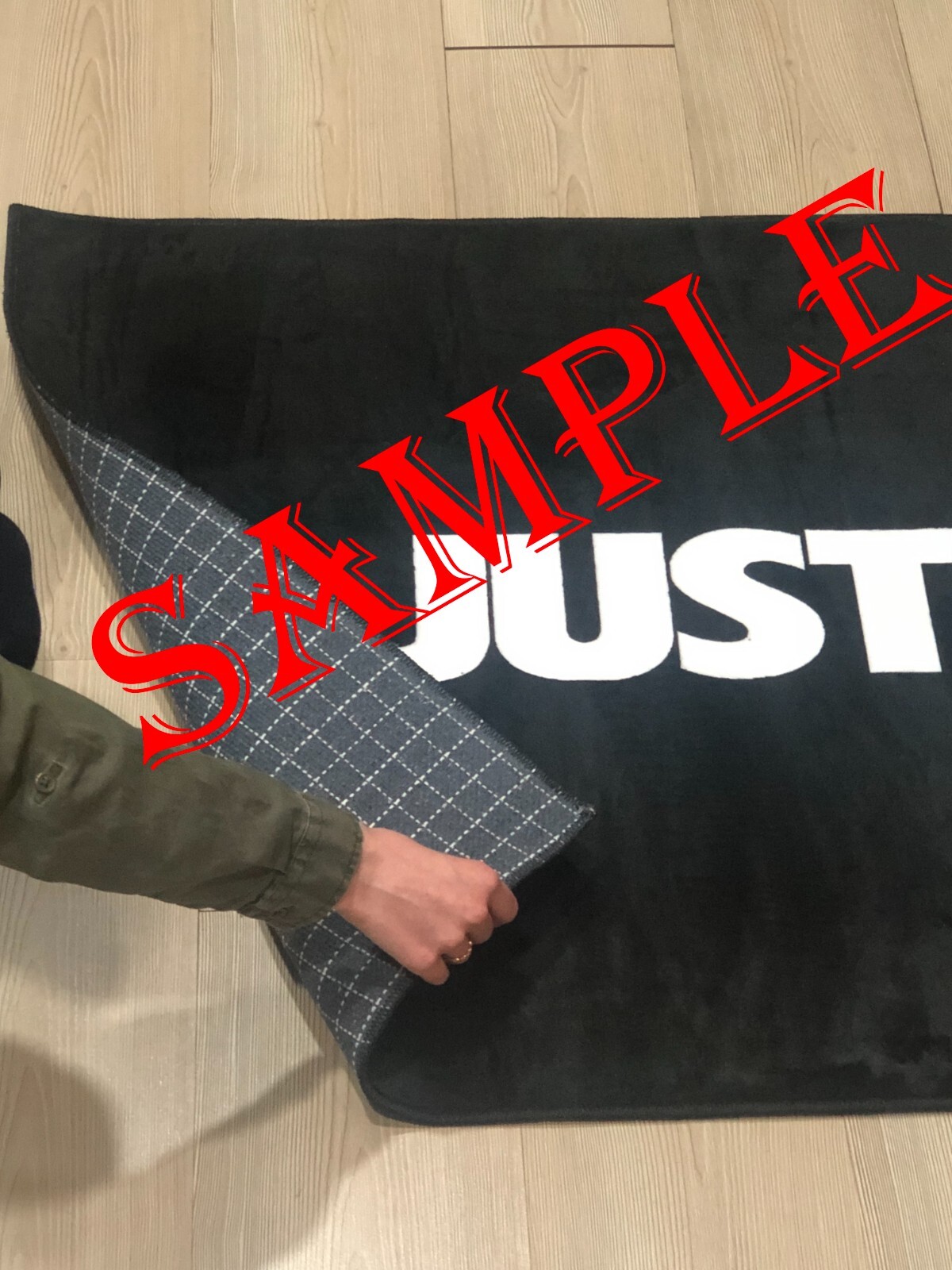Red rug, sneaker rug, sneaker room rug, shoe rug, hypebeast rug