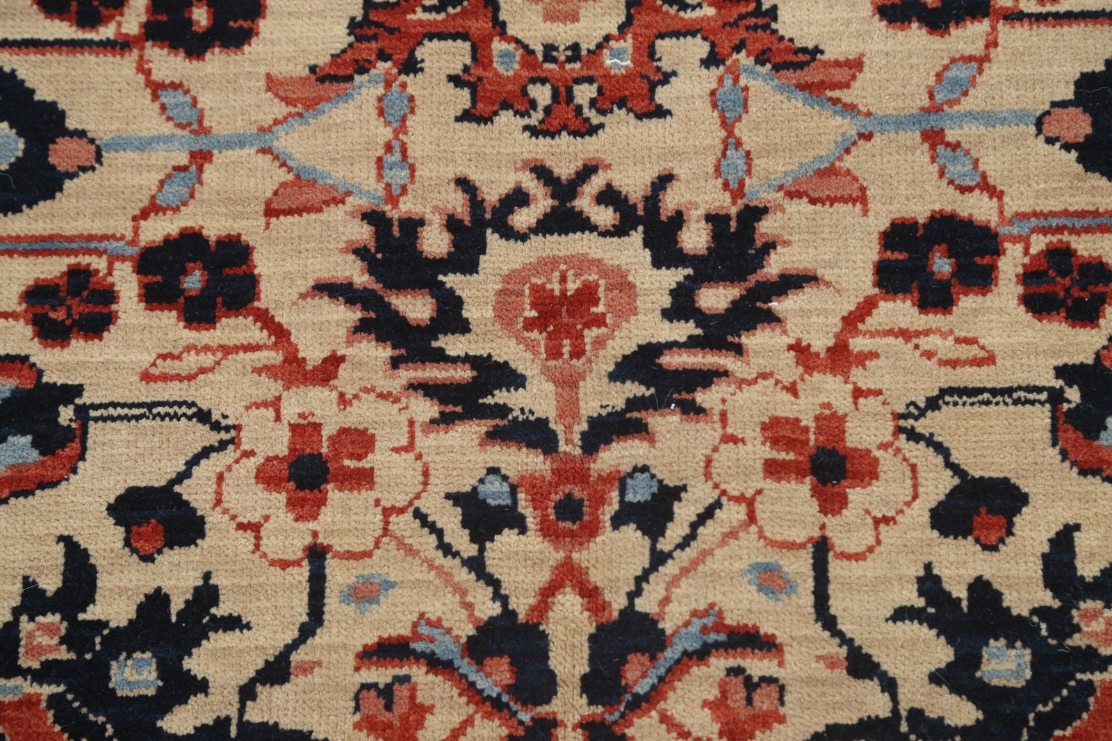Beige Floral Ziegler Turkish Handmade Rug 5×7 ft Luxury Living Room Carpet