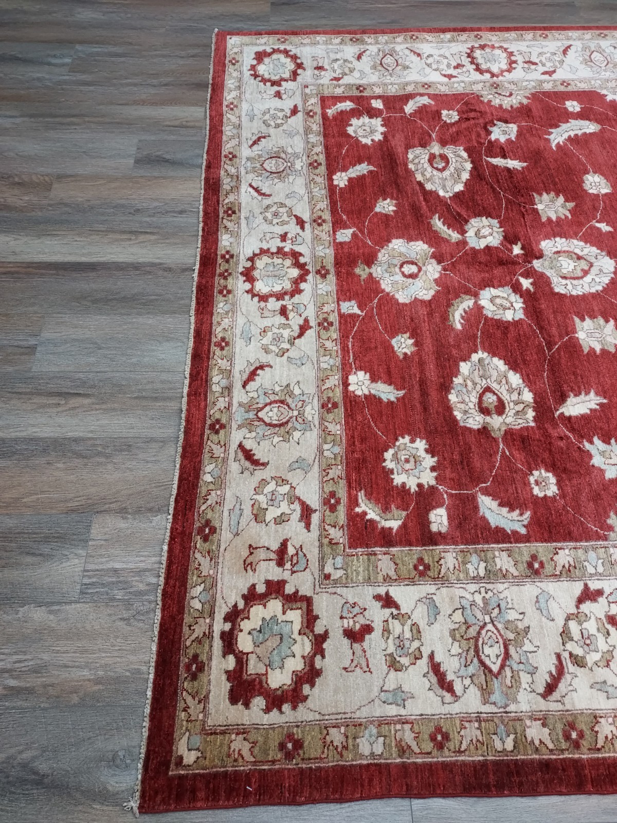Bohemian Oushak Rug, Oushak Turkish Rug, Hand Made Contemporary Rug 8×9.5 Ft