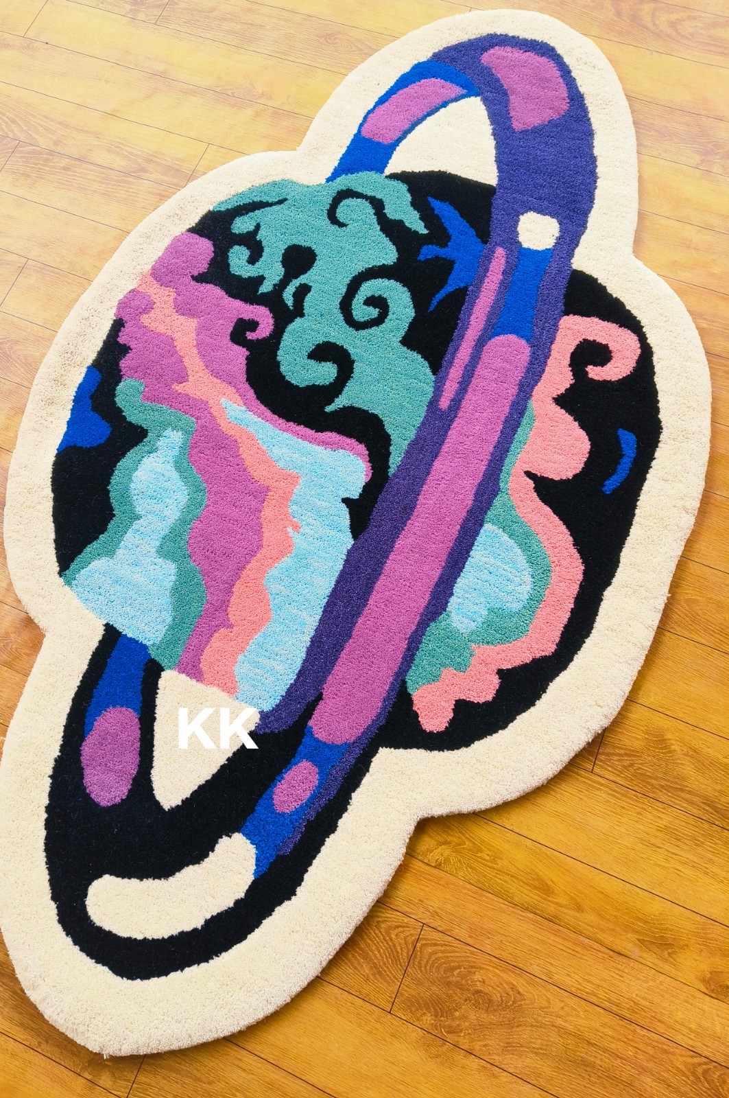 Planet Rugs Handmade 100% Woolen Hand Tufted For Home Decoration