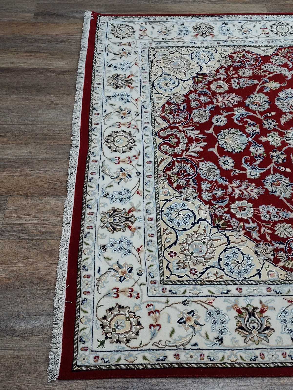 Turkish Silk And Wool HandMade Bohemian Royal Classic Design Rug 6×9 Ft