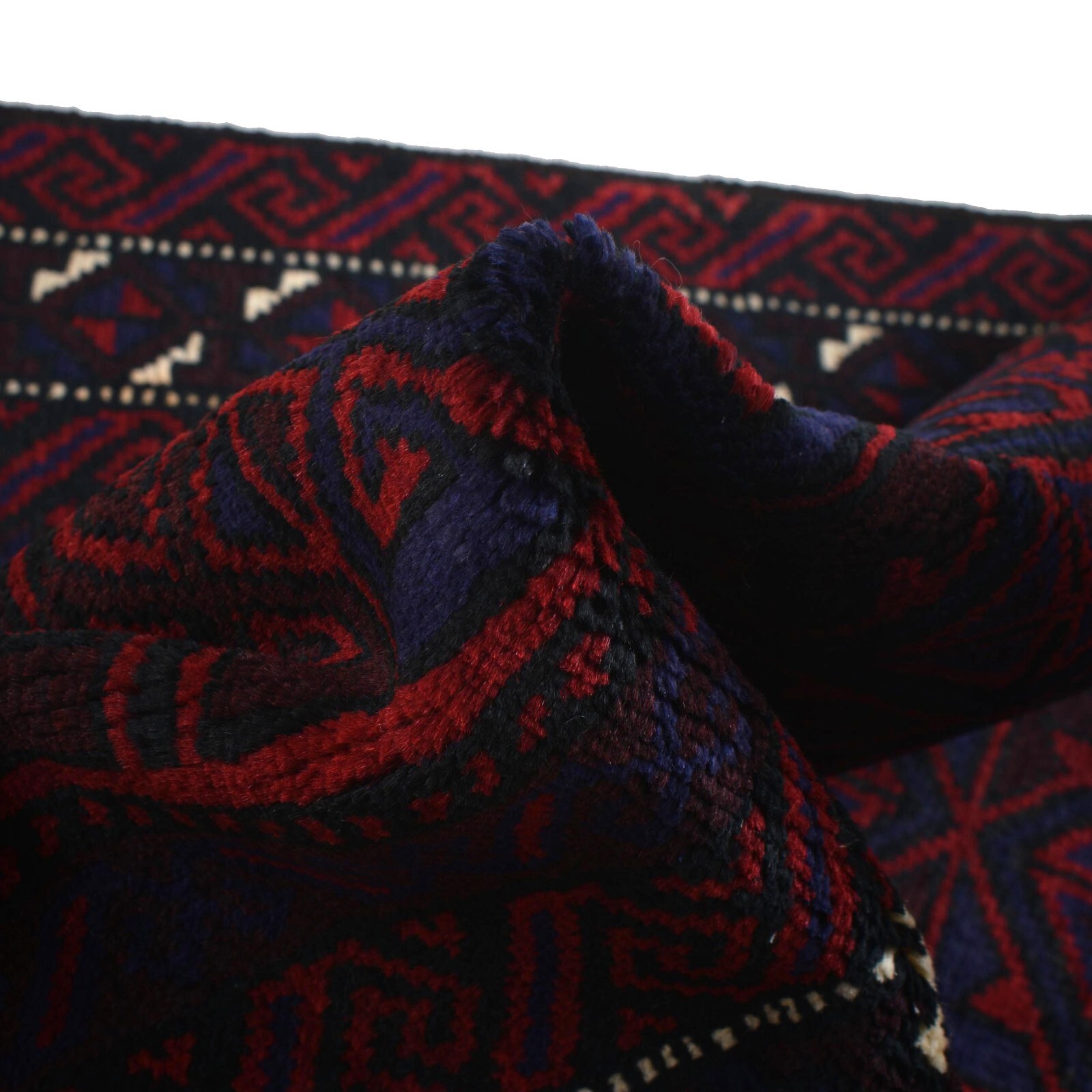 ALLRUGO Hand Knotted Afghan Oriental Woolen Crafted Tribal Rug 2’8×4’1 ft, 10230